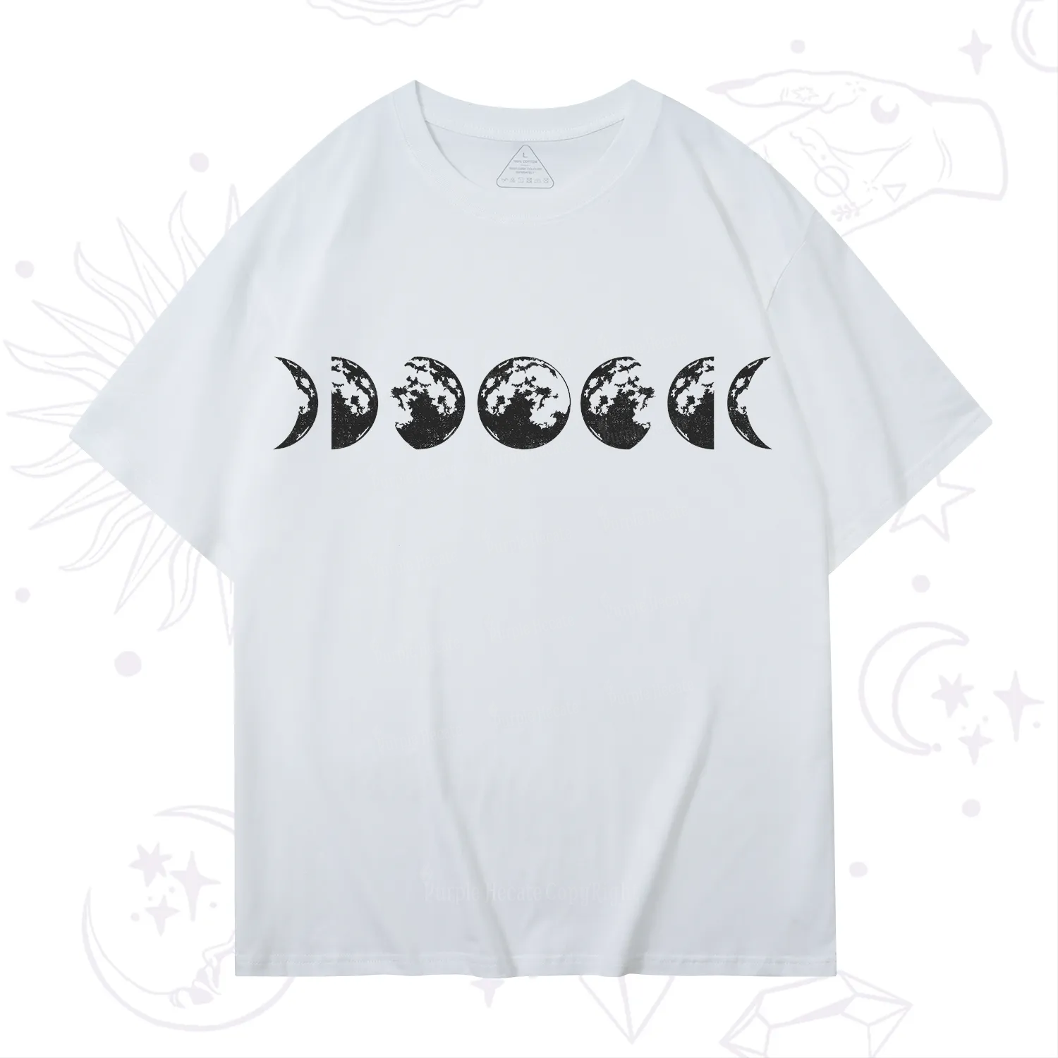 Purplehecate Moon Phases T-Shirt