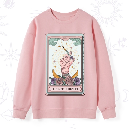Purplehecate The Botox Dealer Tarot Card Sweatshirt