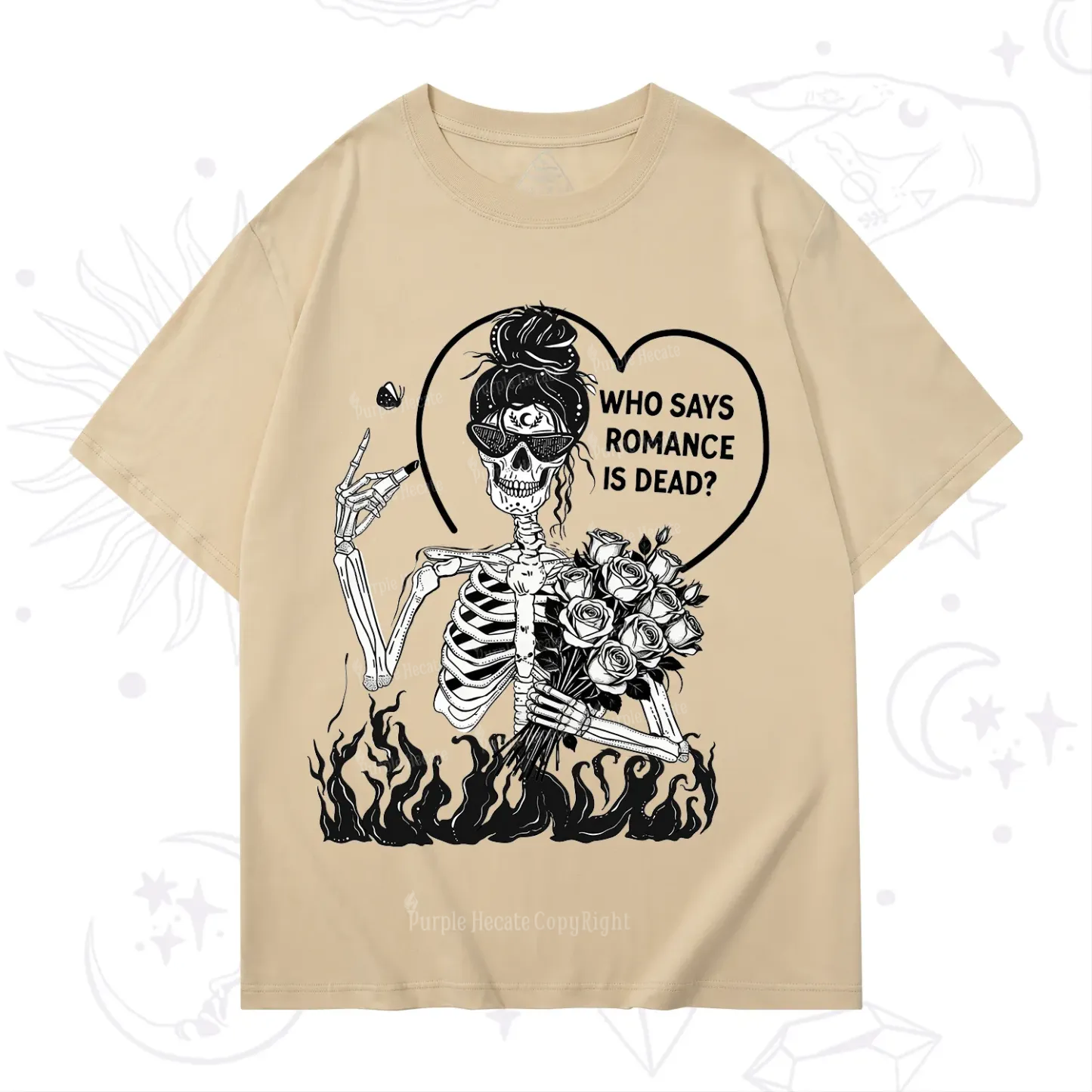 Purplehecate Who Says Romnace Is Dead T-Shirt