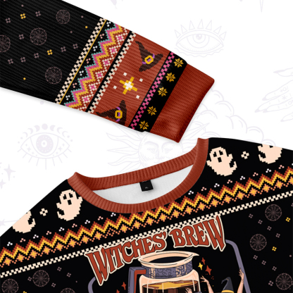 Purplehecate Witches' Brew Ugly Halloween Sweatshirts