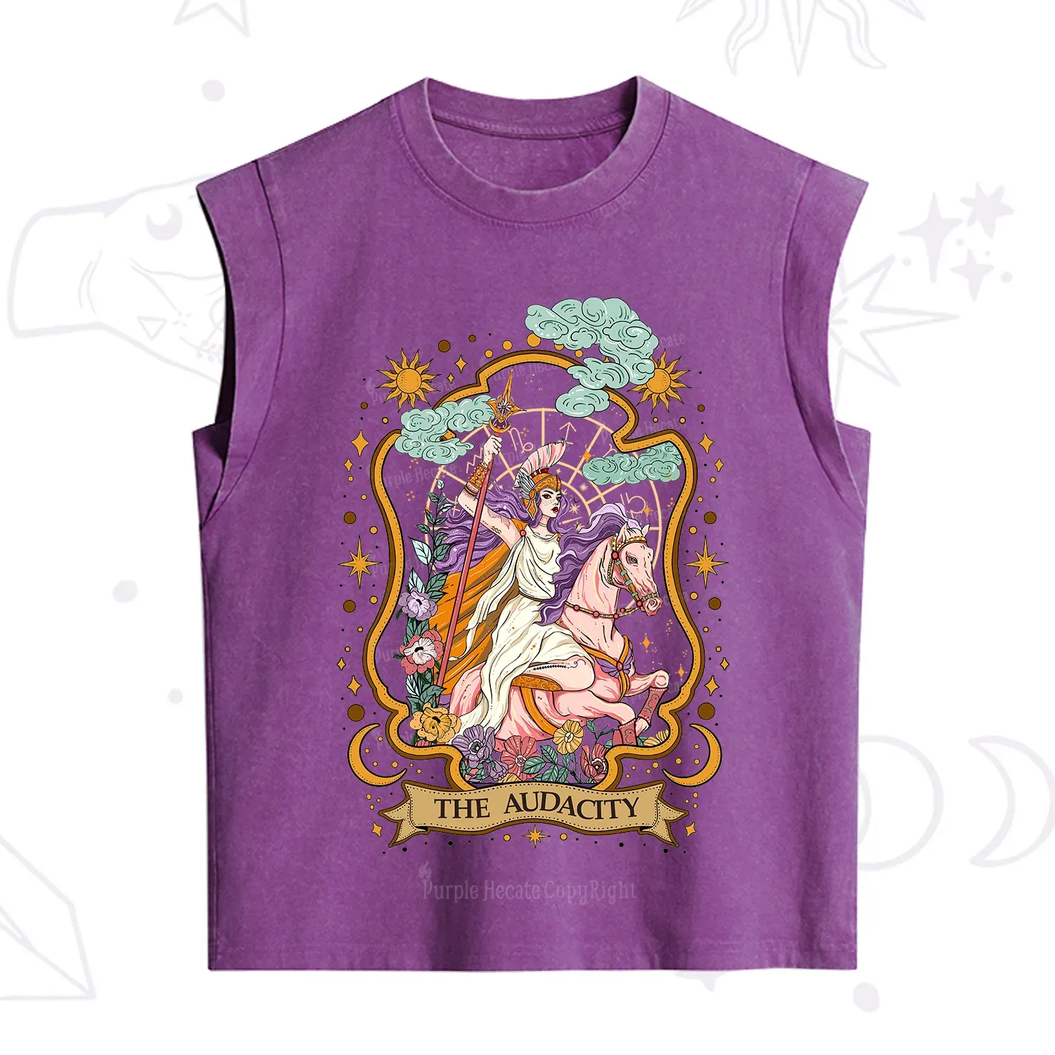 Purplehecate The Audacity Goddess Vintage Washed Tank