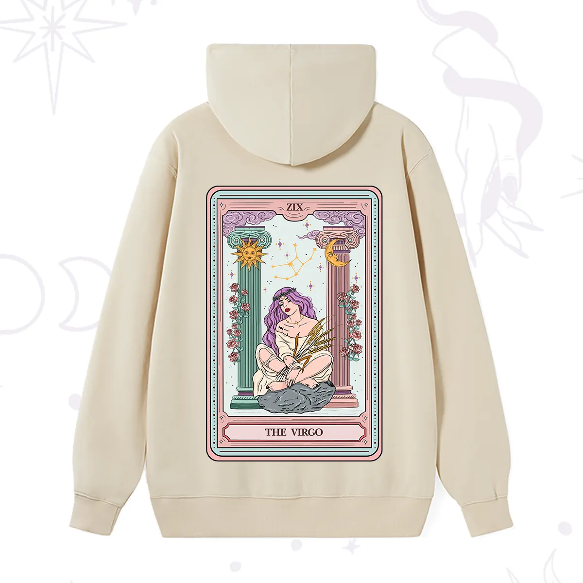 Purplehecate The Virgo Goddess Tarot Hoodie