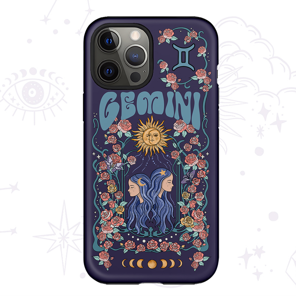 Purplehecate Gemini Spirit Zodiac Phone Case