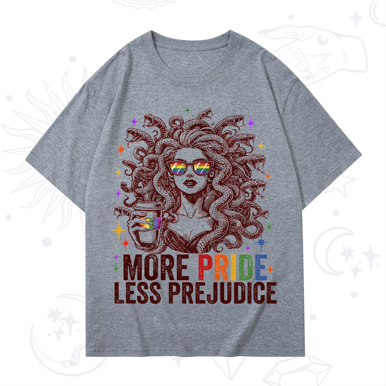 Purplehecate More Pride Less Prejudice Medusa T-Shirt