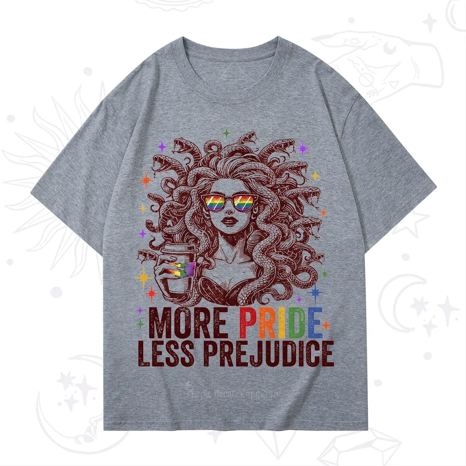 Purplehecate More Pride Less Prejudice Medusa T-Shirt