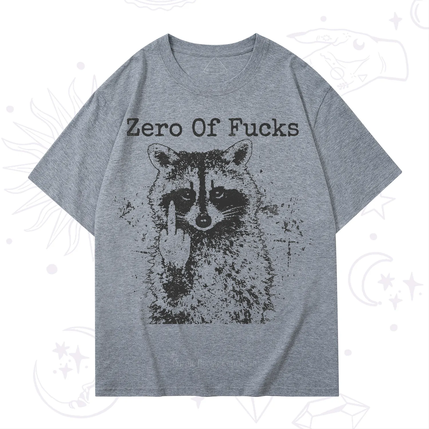 Purplehecate Zero Of Fucks Raccoon T-Shirt