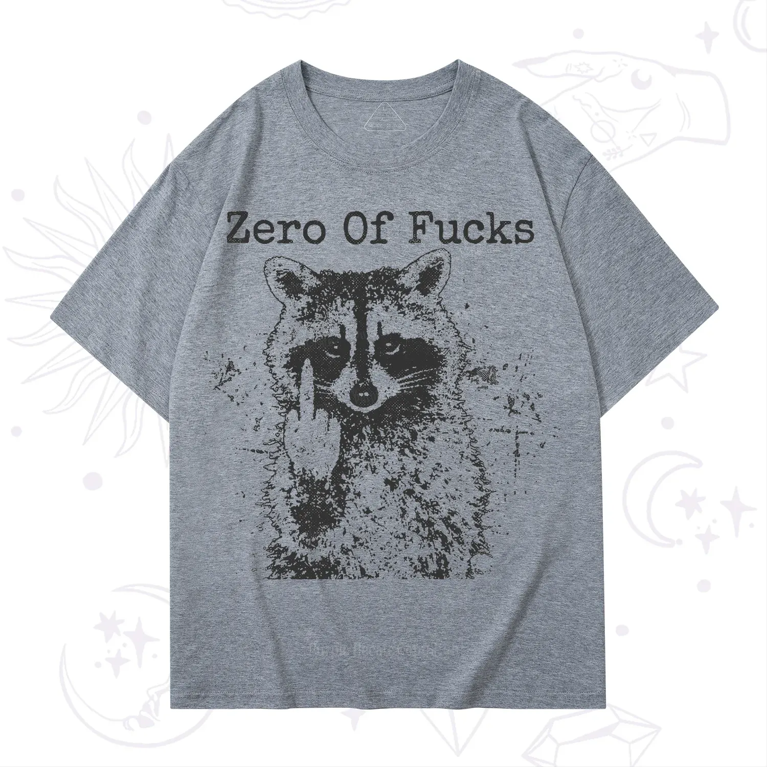 Purplehecate Zero Of Fucks Raccoon T-Shirt