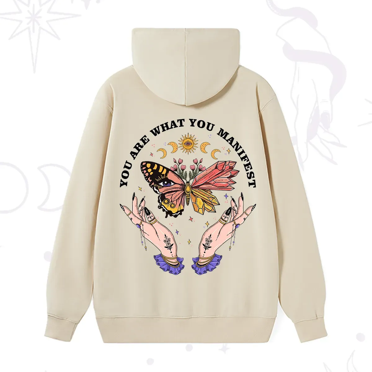 Purplehecate You Are What You Manifest Hoodie