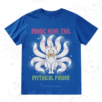 Purplehecate Magic Nine Tail Cat T-Shirt