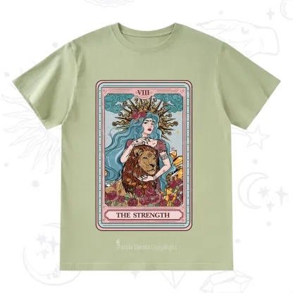 Purplehecate The Strength Tarot Card T-Shirt