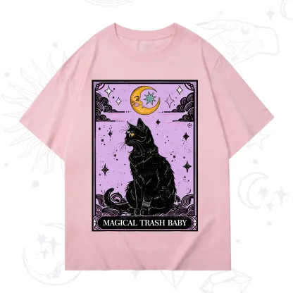 Purplehecate Magical Trash Baby Tarot Cat T-Shirt