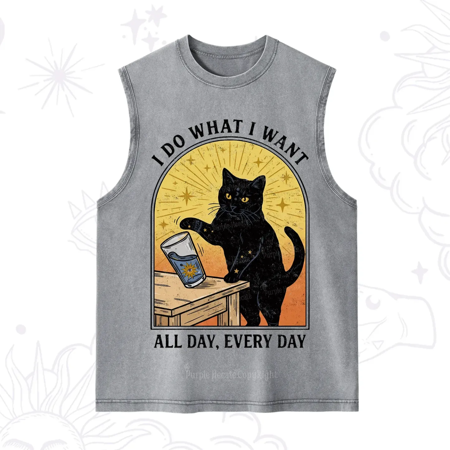 Purplehecate I Do What I What Washed Tank