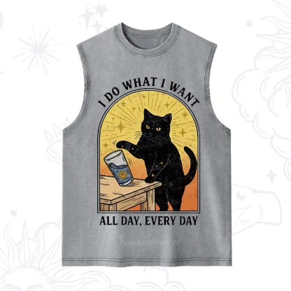 Purplehecate I Do What I What Washed Tank