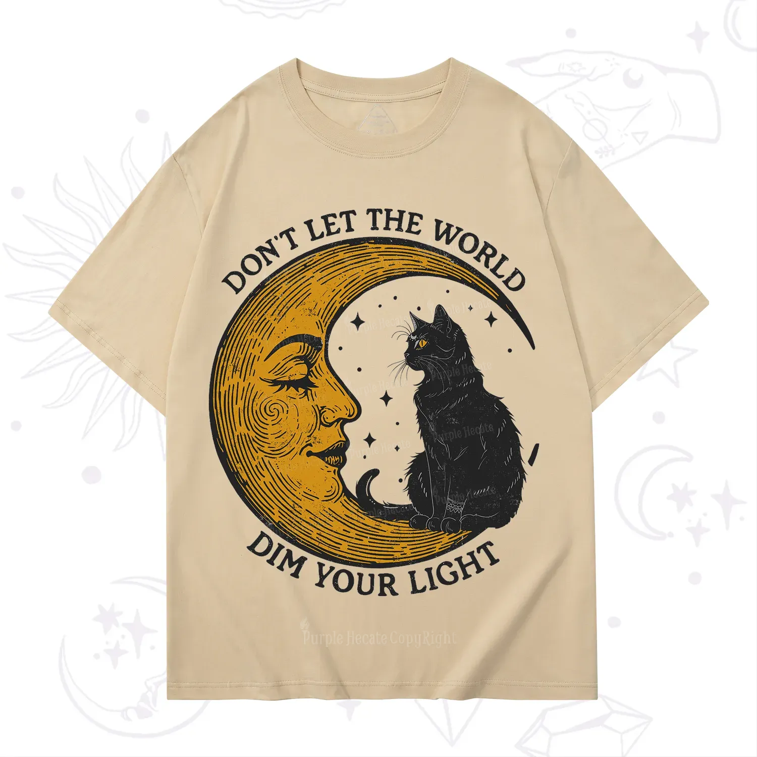 Purplehecate Don't Let The World Dim Your Light T-Shirt