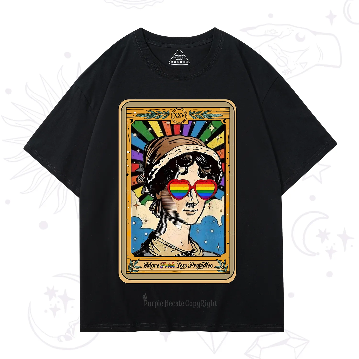 Purplehecate The More Pride Less Prejudice Tarot T-Shirt