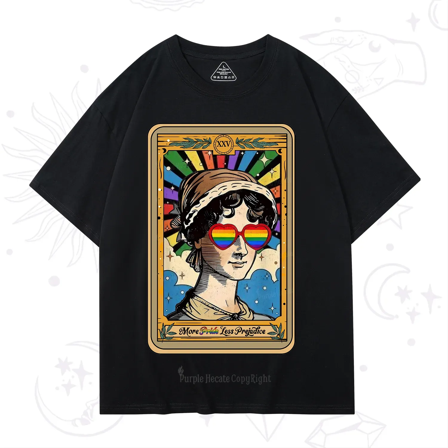 Purplehecate The More Pride Less Prejudice Tarot T-Shirt