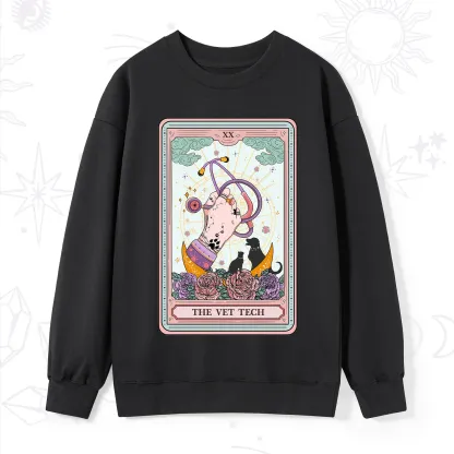 Purplehecate The Vet Tech Tarot Sweatshirt