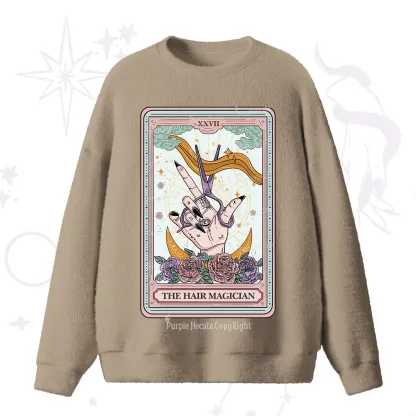 Purplehecate The Hair Magician Tarot Fuzzy Ugly Sweater