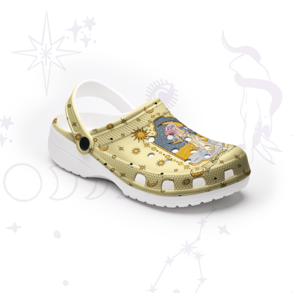 Purplehecate Aquarius Zodiac Rubber Clogs