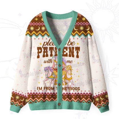 Purplehecate Please Be Patient With Me I'm From The 1900s Ugly Cardigan Sweaters