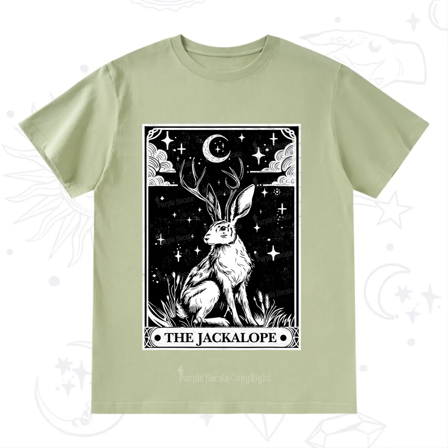 Purplehecate The Jackalope Tarot T-Shirt