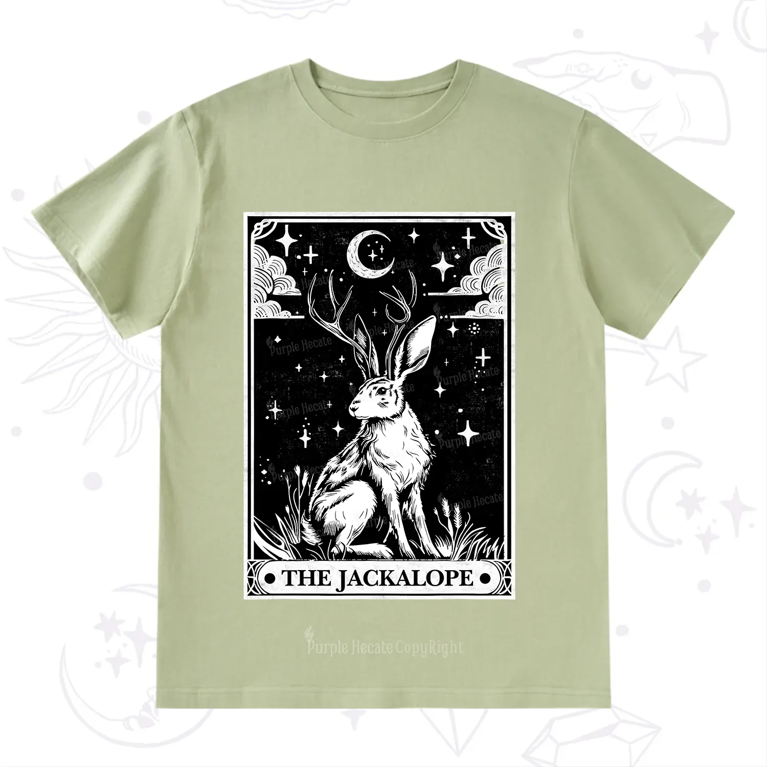 Purplehecate The Jackalope Tarot T-Shirt