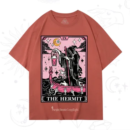 Purplehecate The Hermit Tarot Card T-Shirt