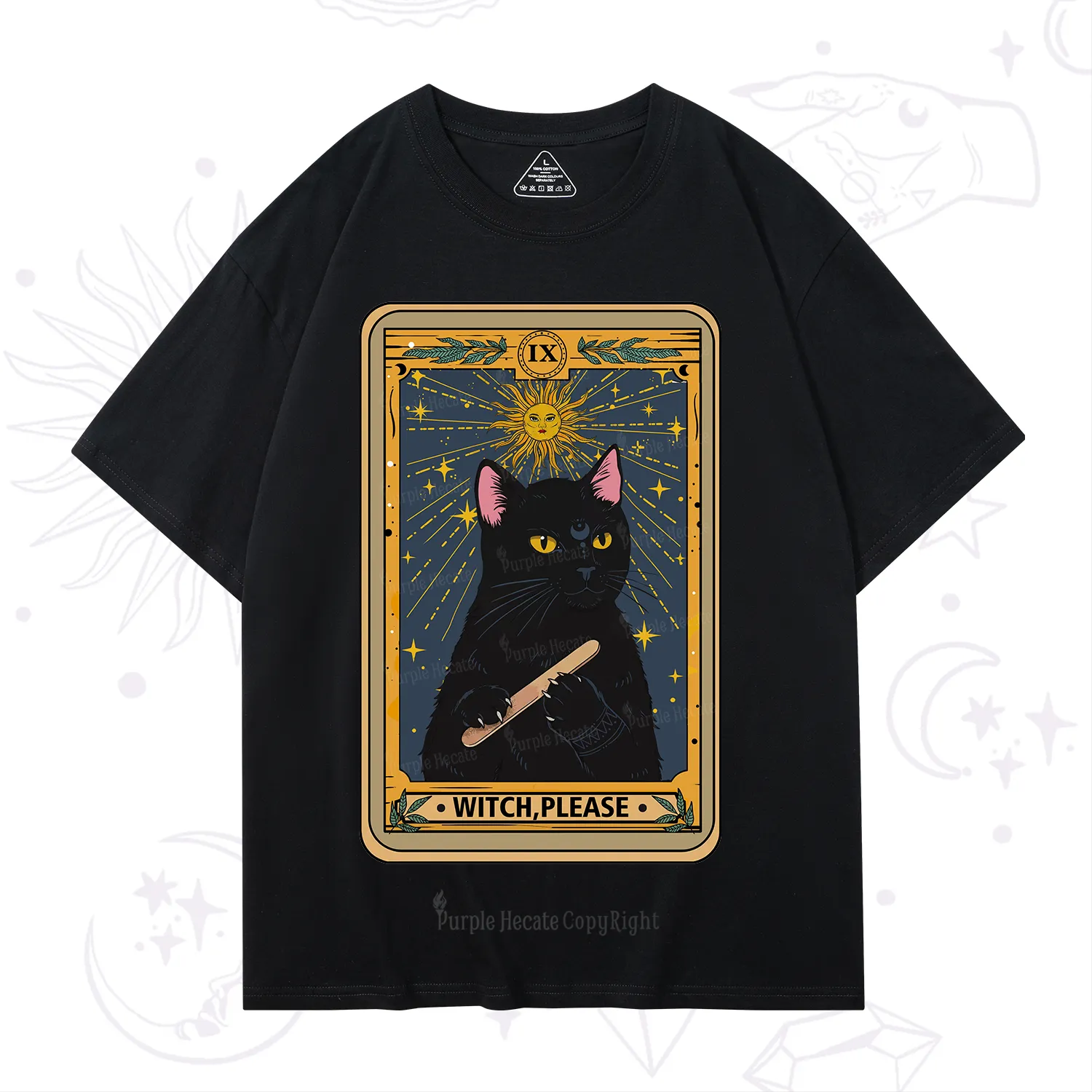 Purplehecate The Witch Please Tarot T-Shirt