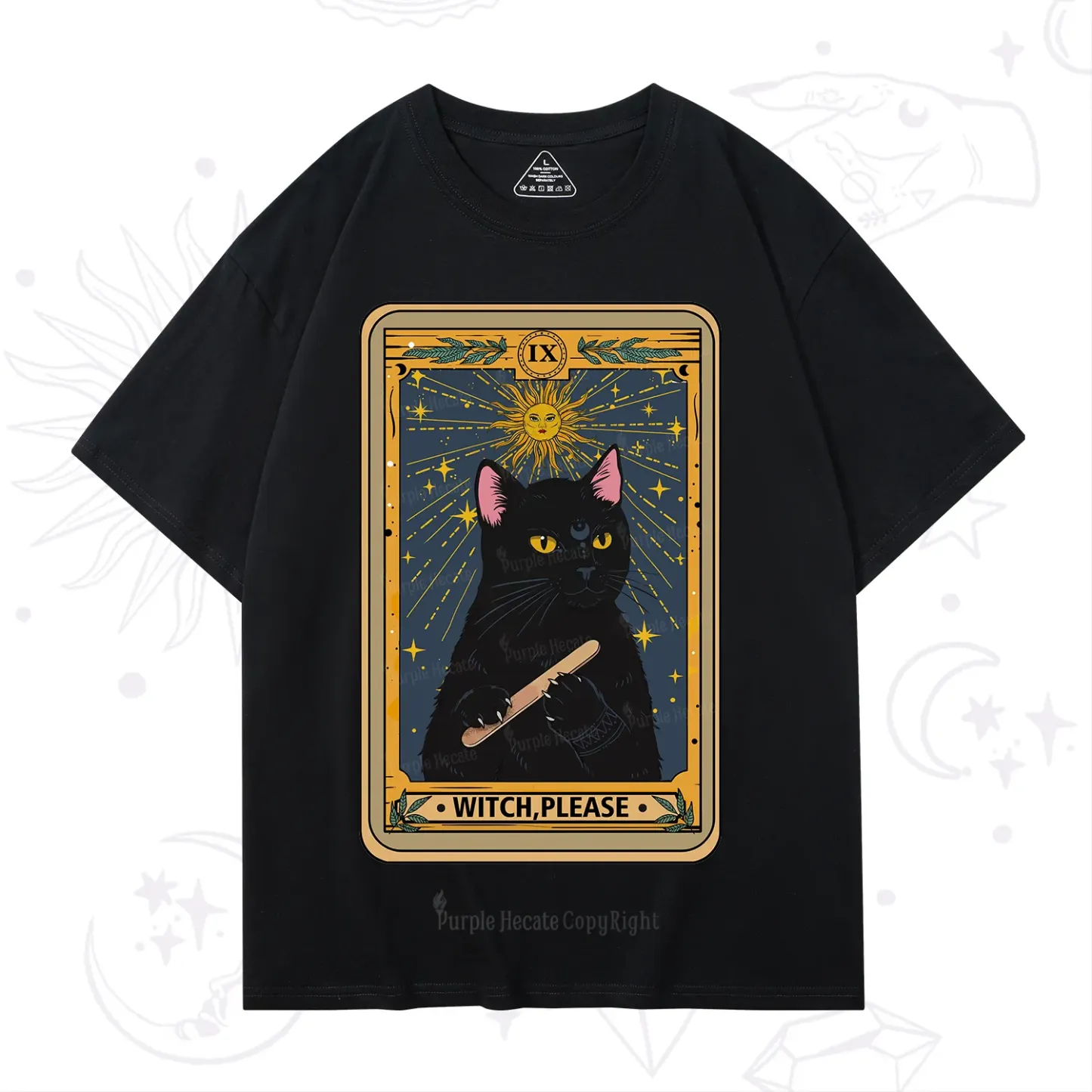Purplehecate The Witch Please Tarot T-Shirt