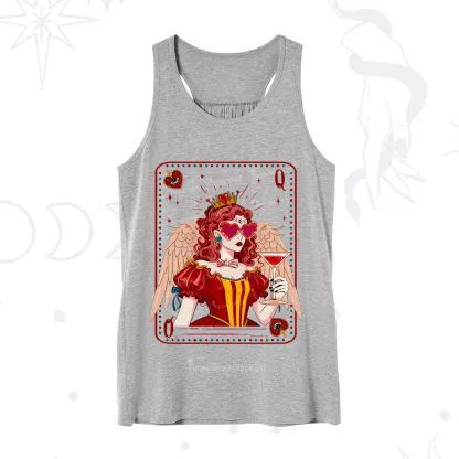 Purplehecate Queen of Hearts Angel Graphic Tank