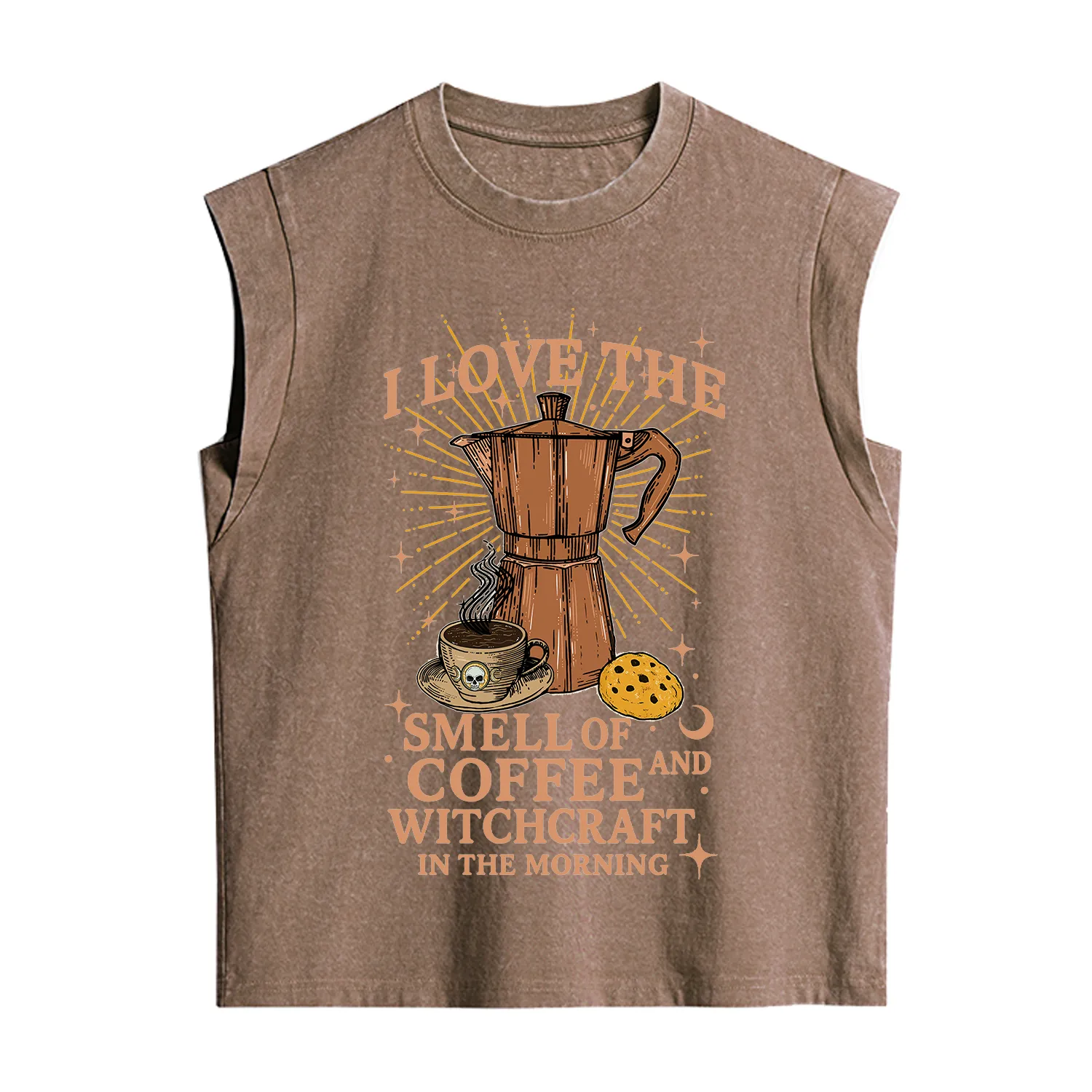 Purplehecate I Love The Smell Of Coffee And Witchcraft In The Morning Vintage Washed Tank