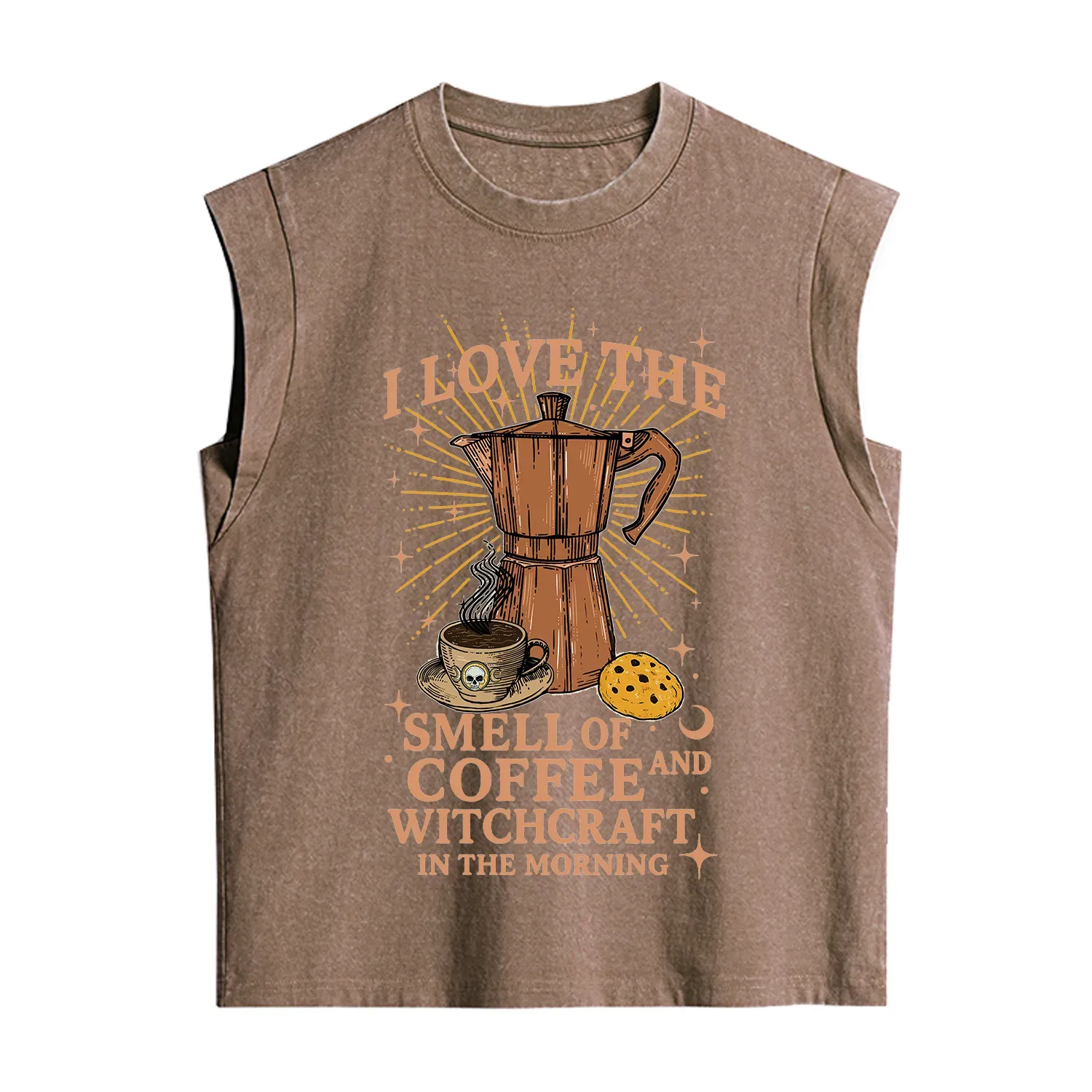 Purplehecate I Love The Smell Of Coffee And Witchcraft In The Morning Vintage Washed Tank