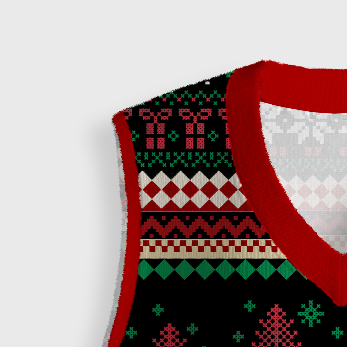 Purplehecate Live Laugh Lucifer Ugly Sweater Vest