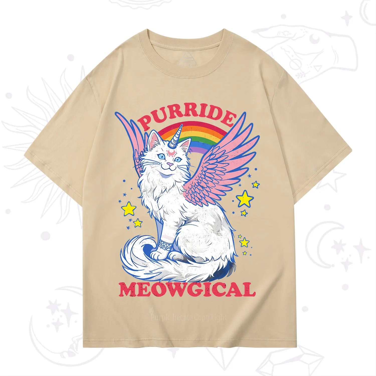 Purplehecate Purride Meowgical T-Shirt