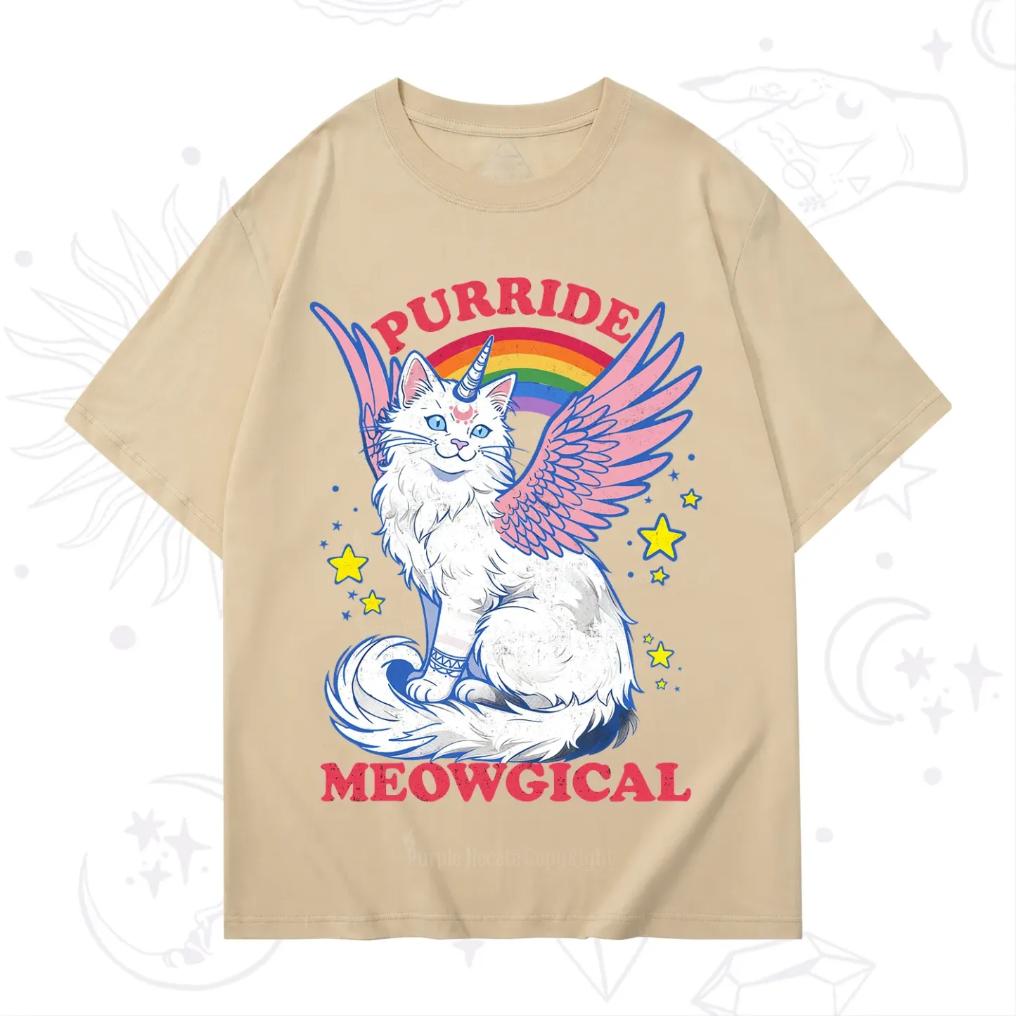 Purplehecate Purride Meowgical T-Shirt