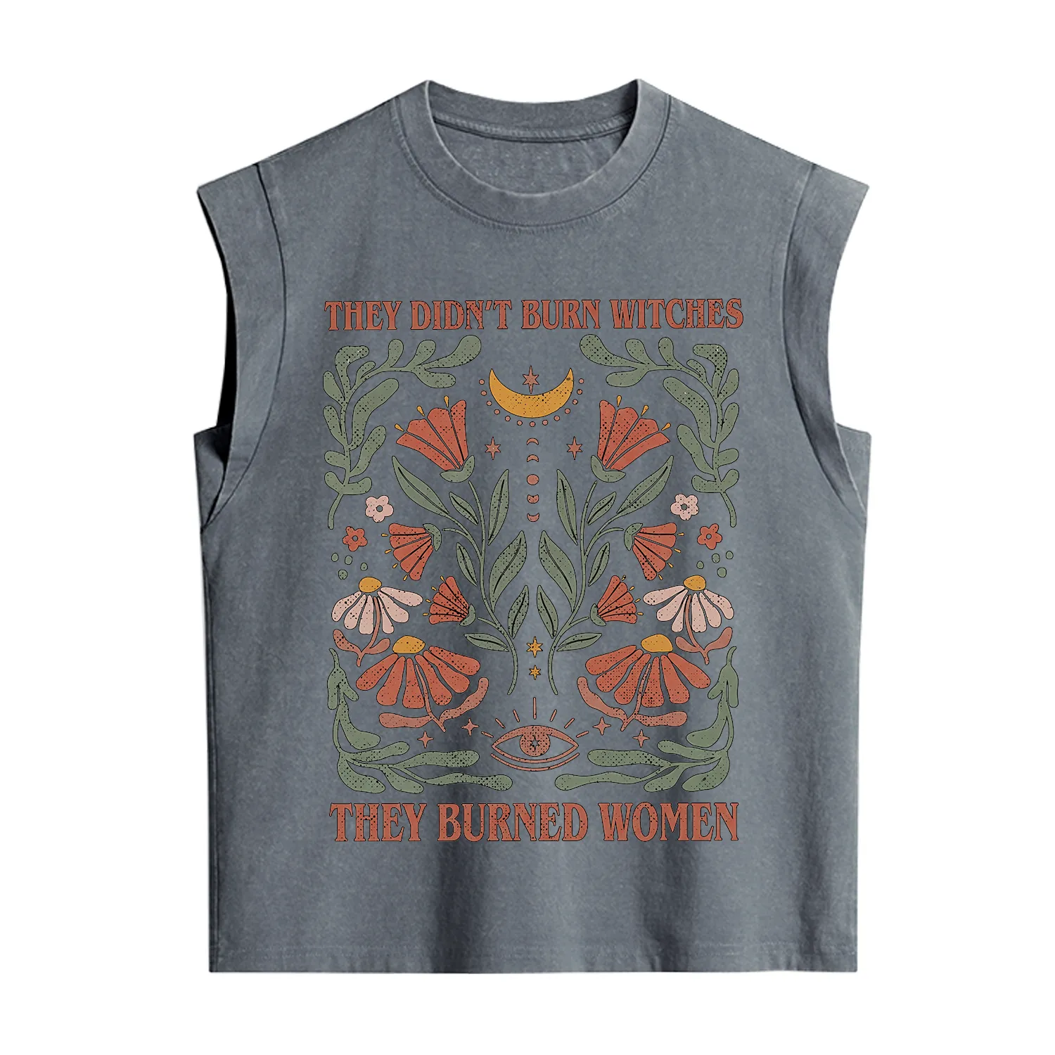 Purplehecate They Didn't Burn Witches They Burned Women Vintage Washed Tank