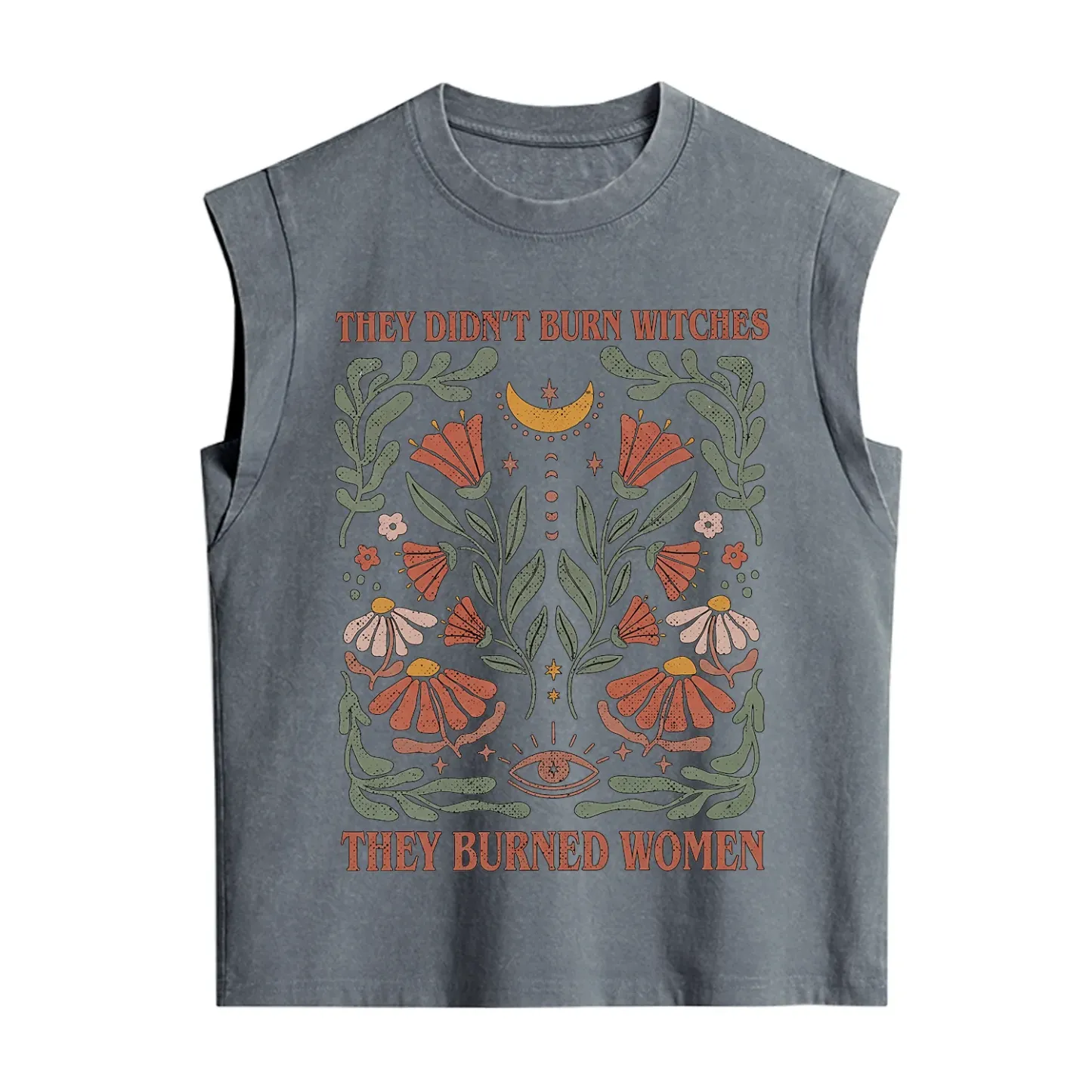Purplehecate They Didn't Burn Witches They Burned Women Vintage Washed Tank