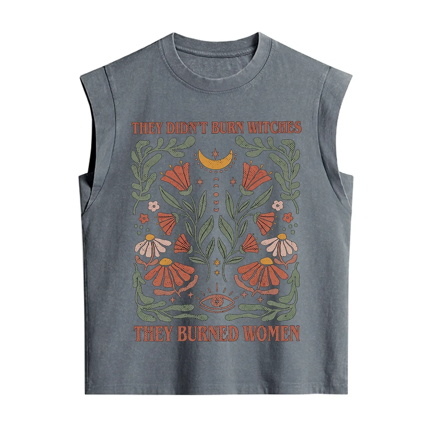 Purplehecate They Didn't Burn Witches They Burned Women Vintage Washed Tank