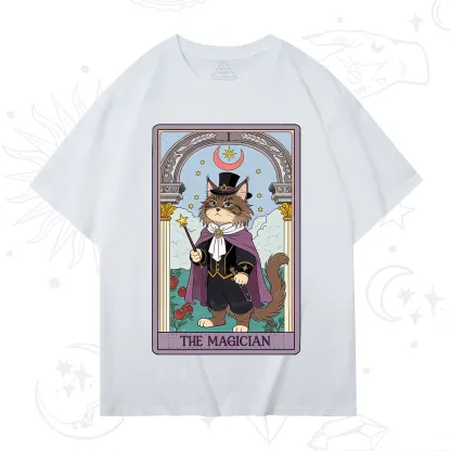 Purplehecate The Magician Cat Tarot T-Shirt