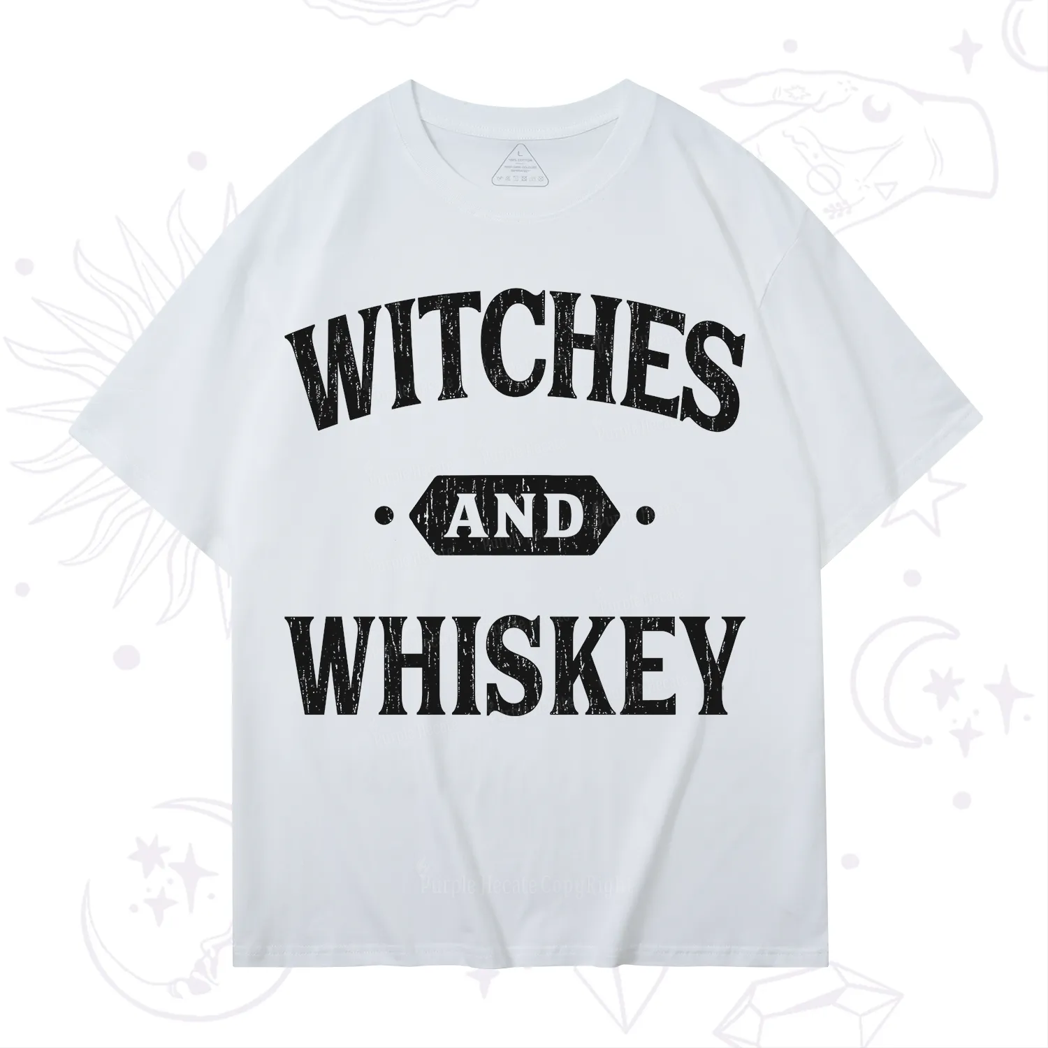 Purplehecate Witches and Whiskey T-Shirt