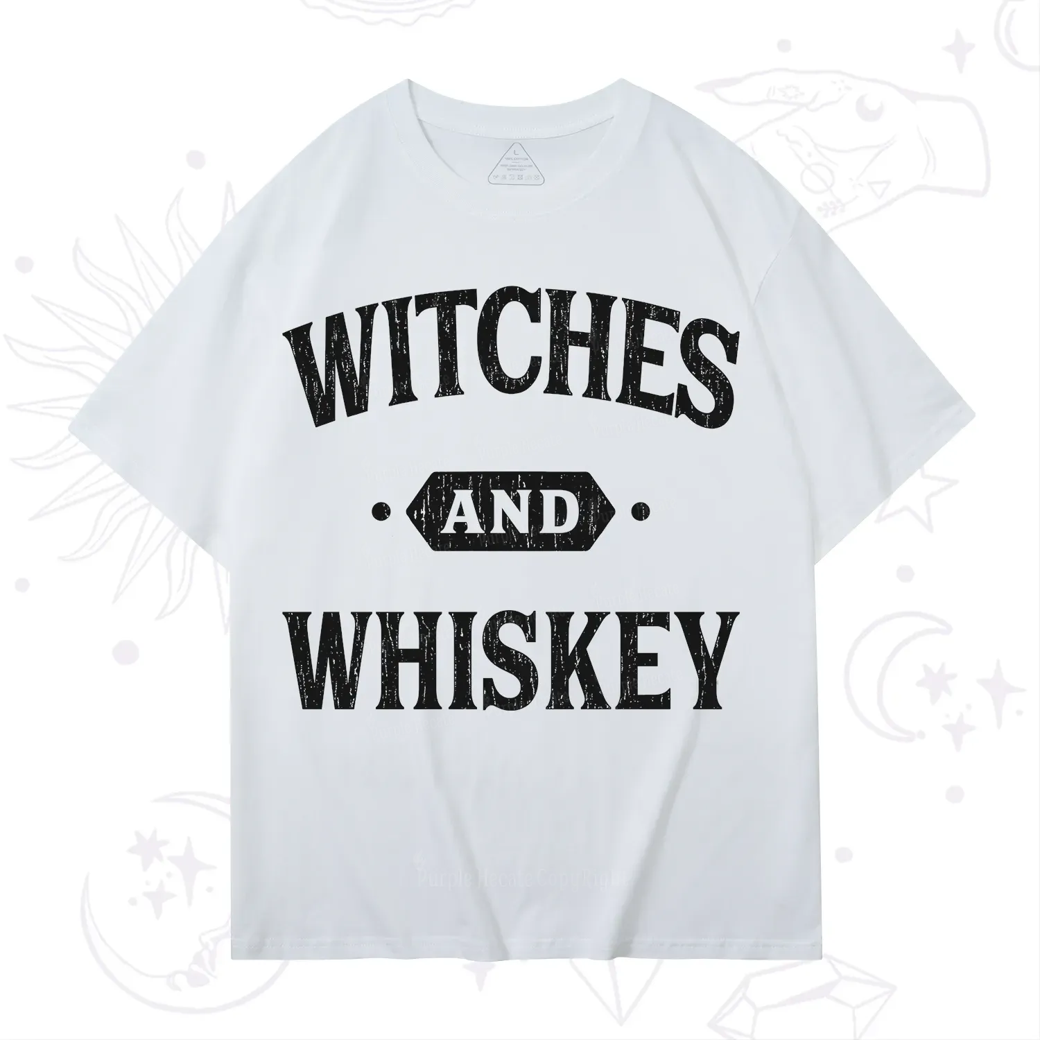 Purplehecate Witches and Whiskey T-Shirt