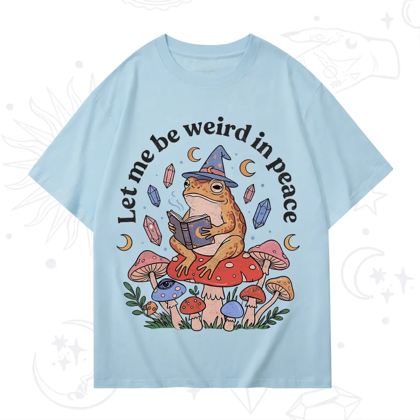Purplehecate Let Me Be Weird in Peace Frog T-Shirt