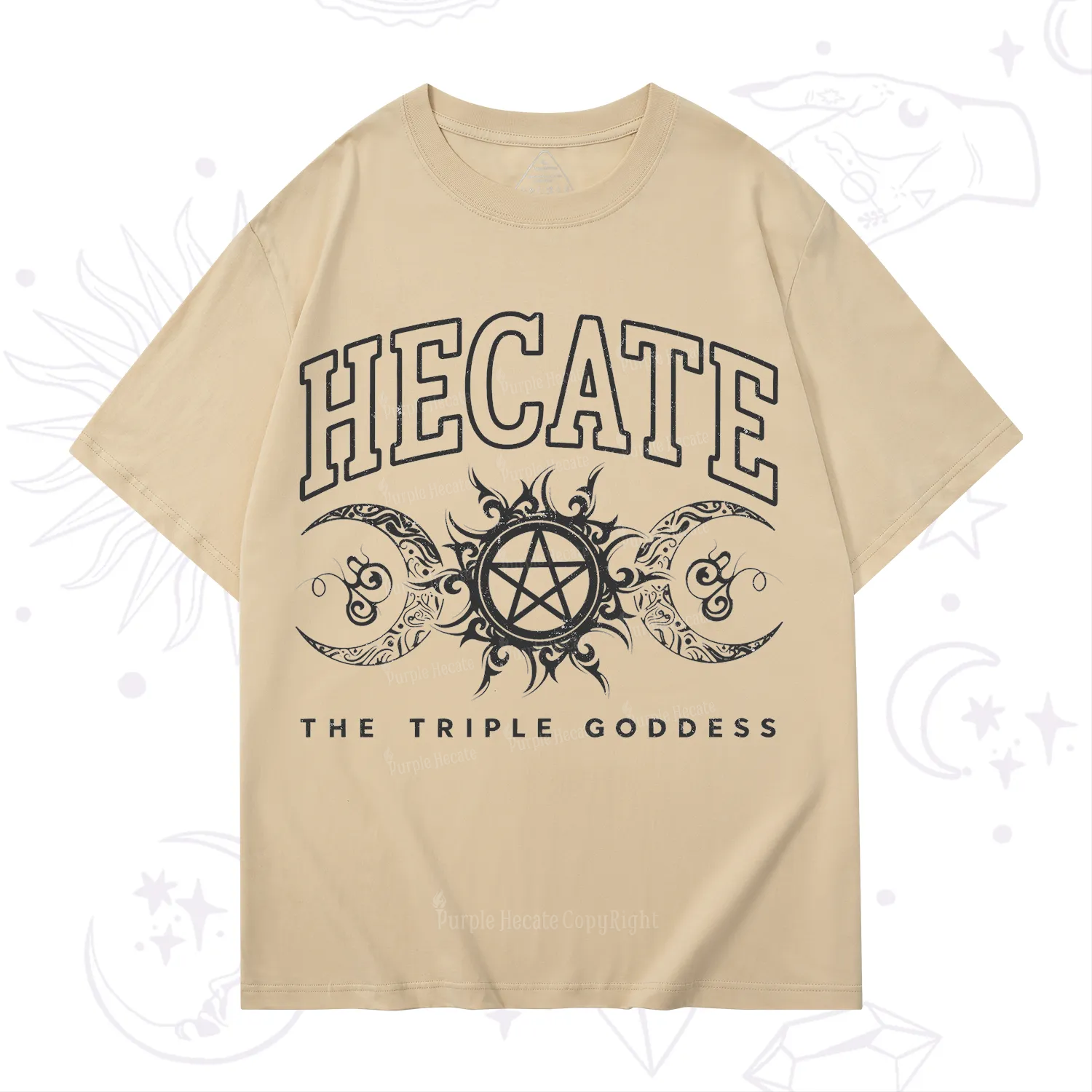 Purplehecate The Triple Goddess Hecate T-Shirt