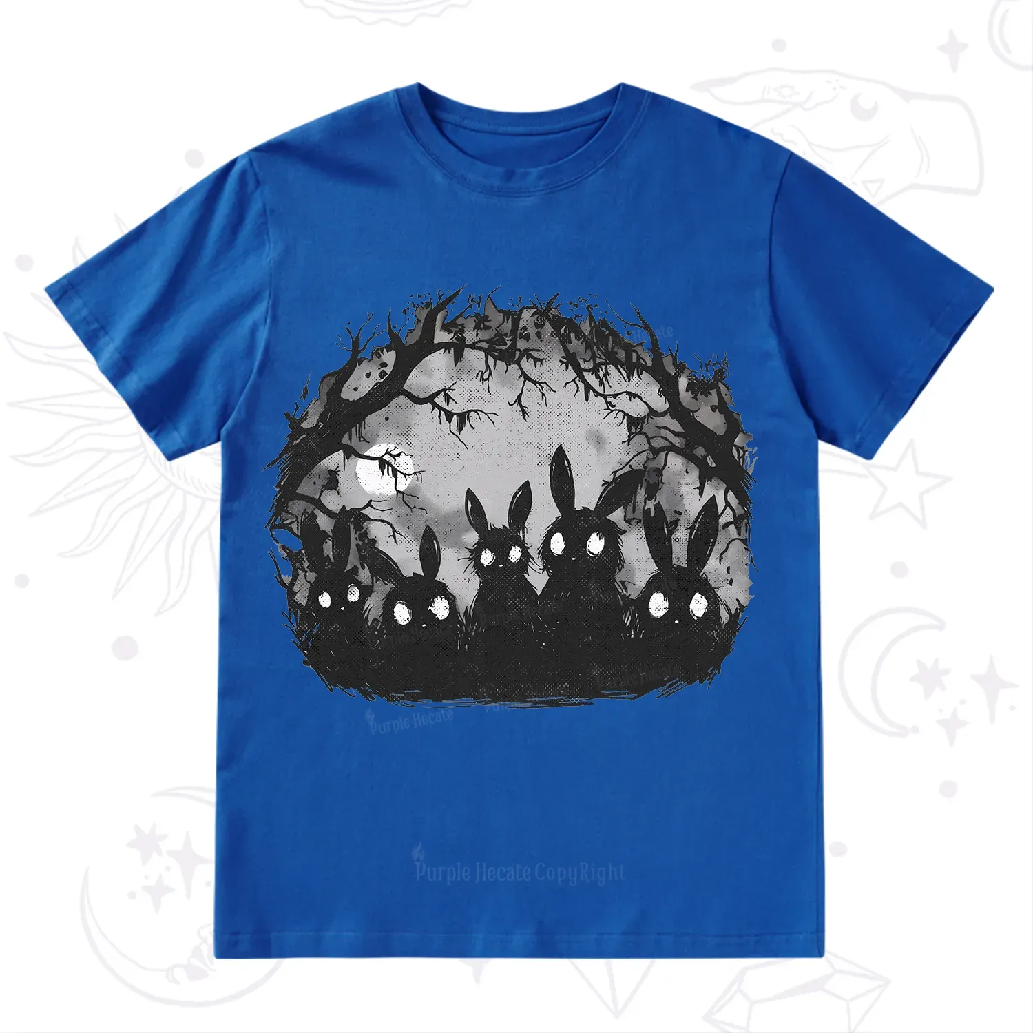 Purplehecate Creepy Weirdcore Bunny T-Shirt