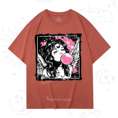 Purplehecate Grunge Angel with Bubblegum T-Shirt