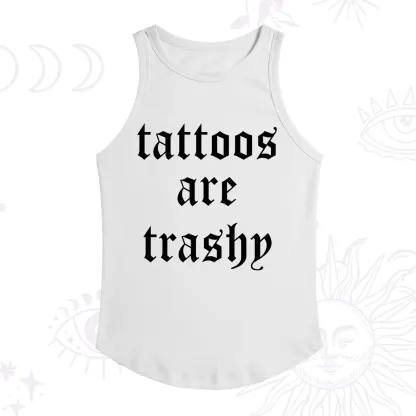 Purplehecate Tattoos Are Trashy Racerback Tank Top