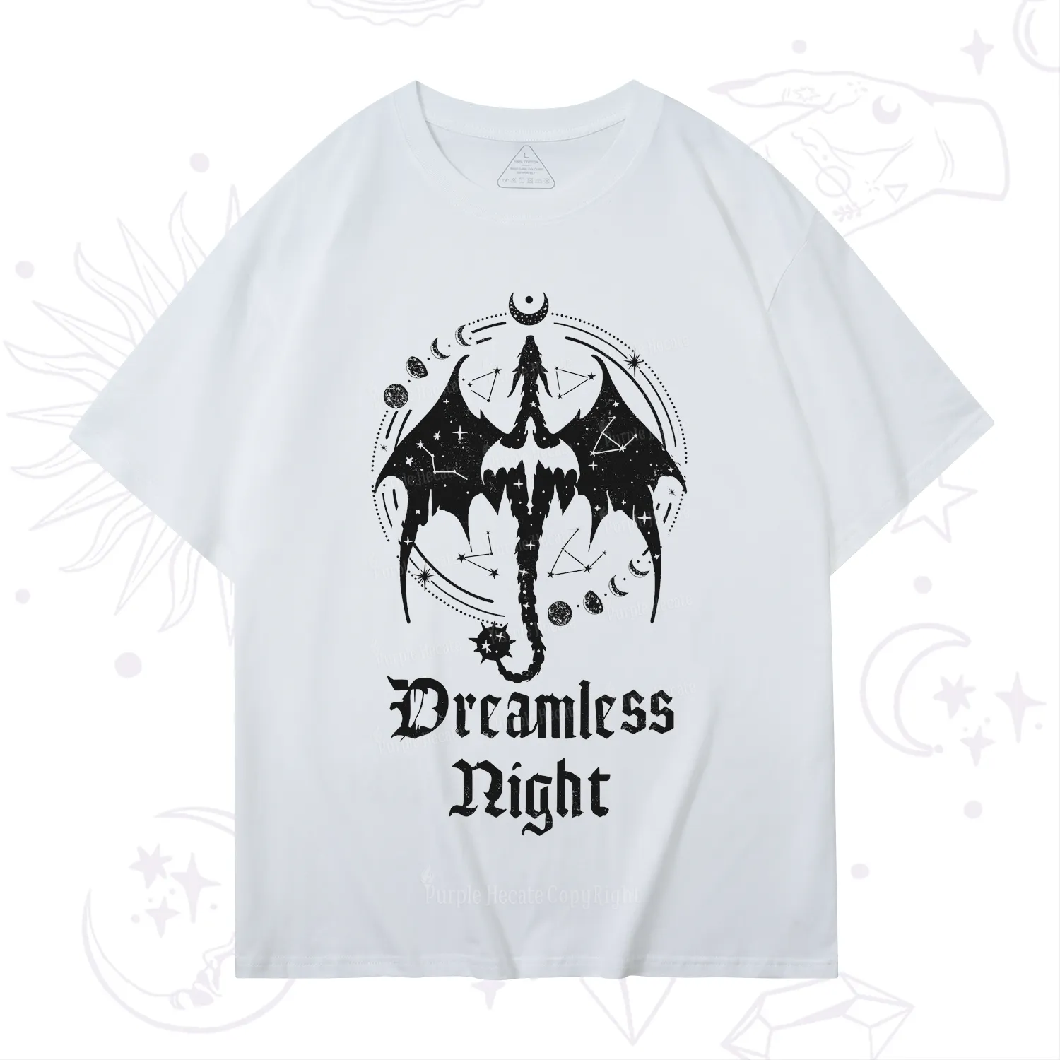Purplehecate Dreamless Night Dragon T-Shirt