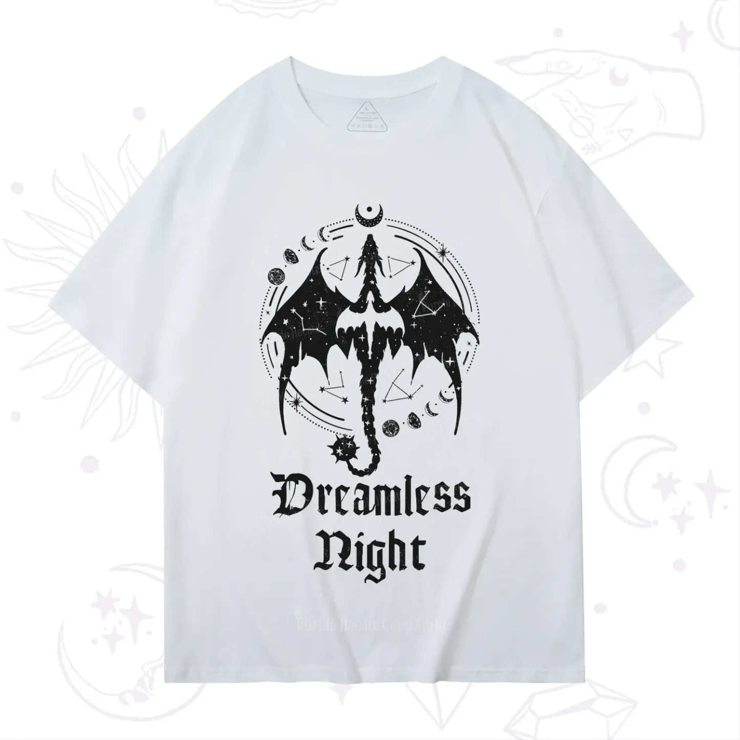 Purplehecate Dreamless Night Dragon T-Shirt