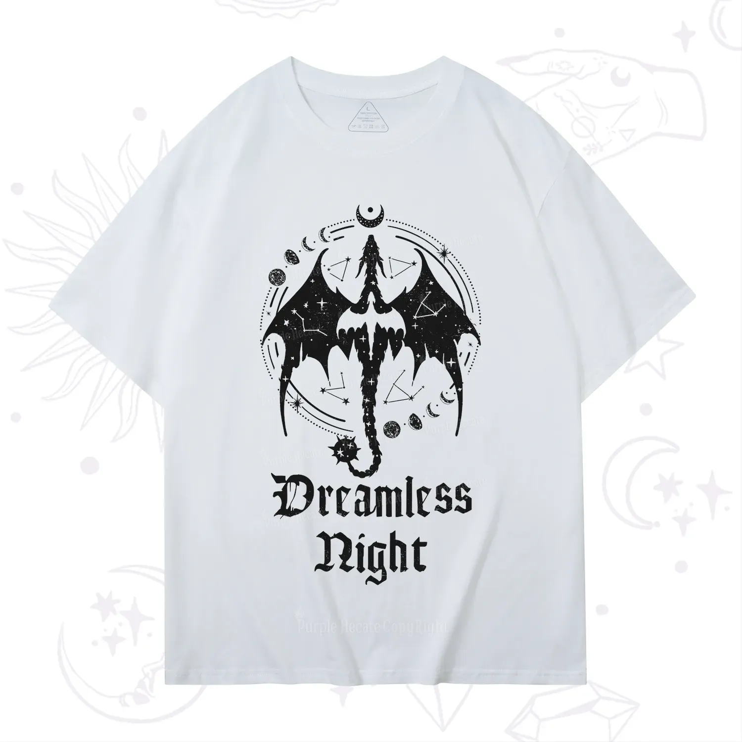 Purplehecate Dreamless Night Dragon T-Shirt