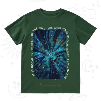 Purplehecate Forest Mindscape Night Sky T-Shirt